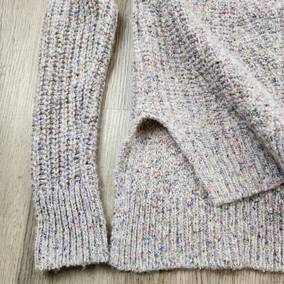 Madewell Colorfleck Ribbed Turtleneck Sweater size XXS - Picture 3 of 8
